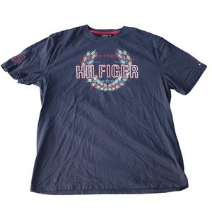 Tommy Hilfiger Men’s Custom Fit T-Shirt XXL Navy Blue